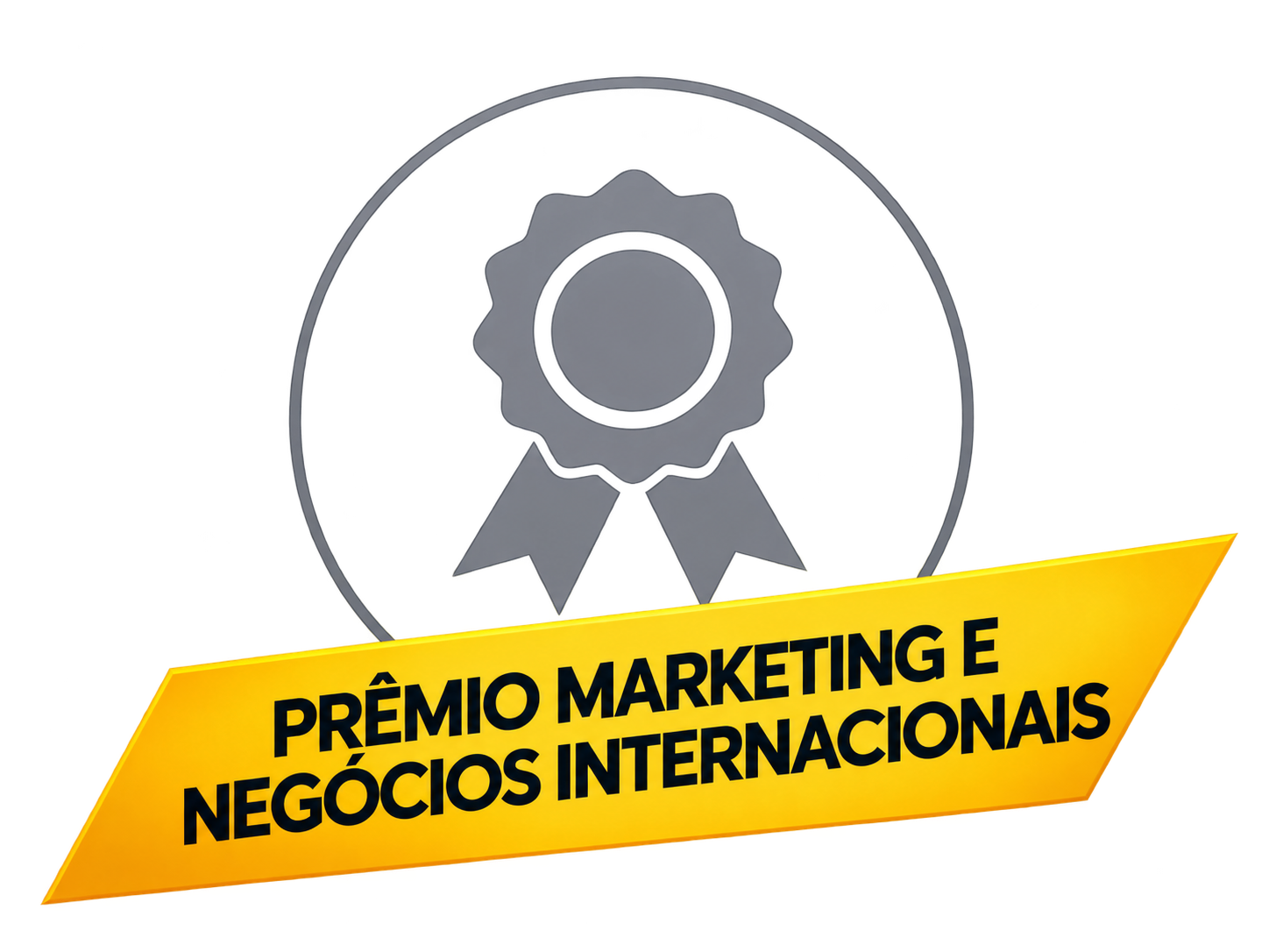 Selo do Prêmio Marketing e Negócios Internacionais
